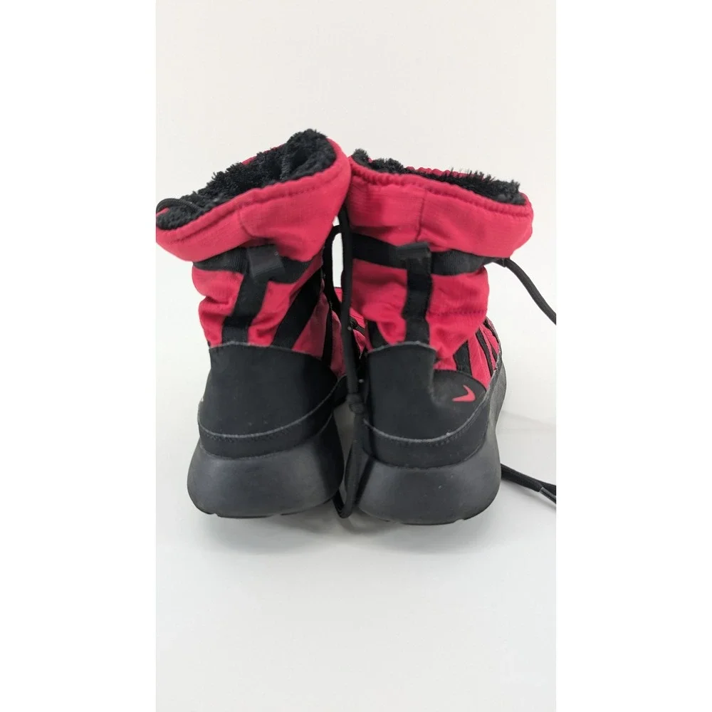 Nike Roshe One Hi GS Pink Black Winter Boots 807758-600 Kids 7Y Womens 8.5